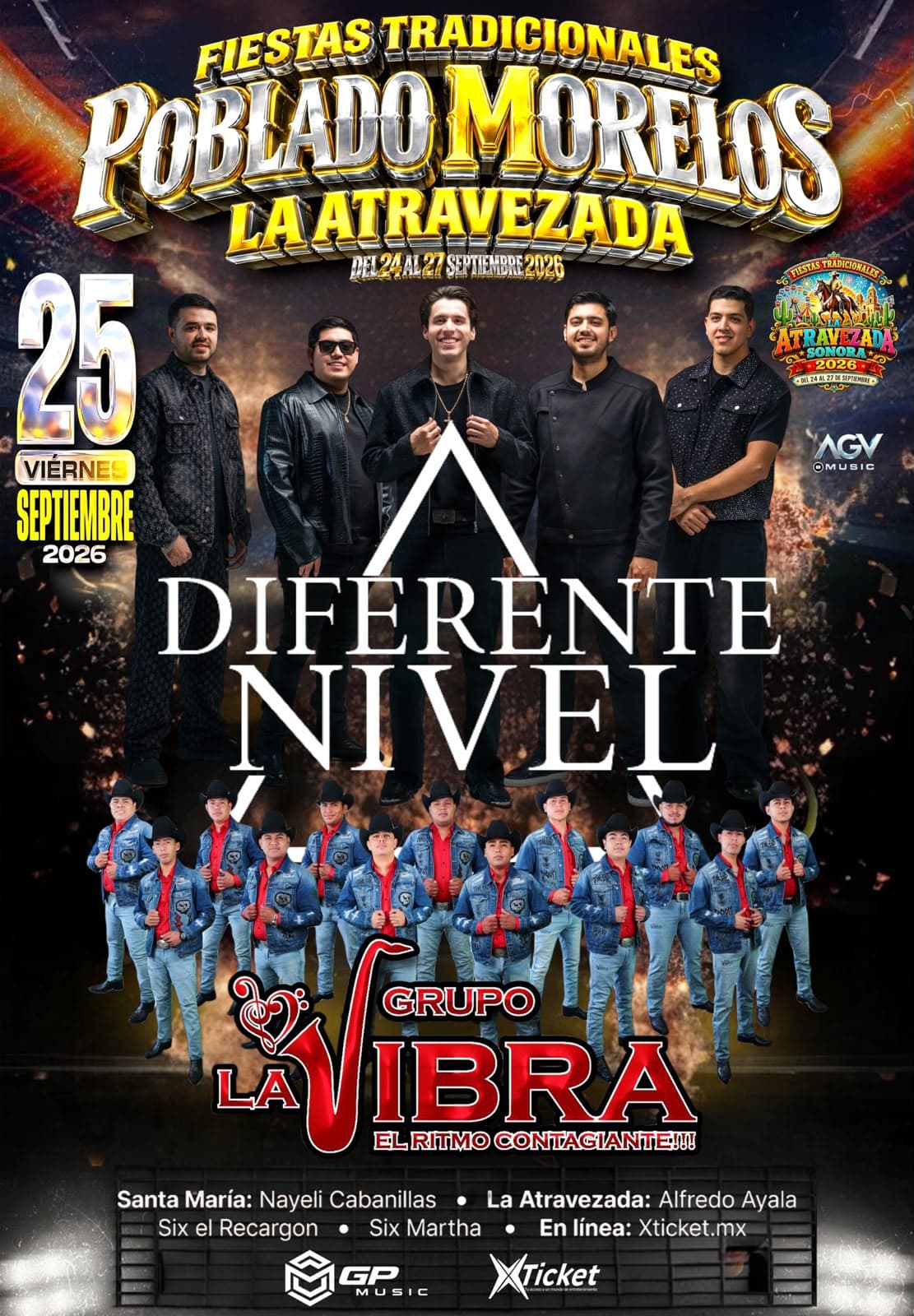 Diferente Nivel + Grupo La Vibra